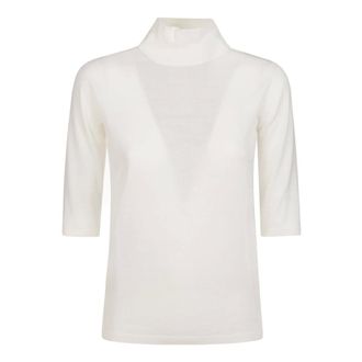 Max Mara Turtlenecks, female, White, Size: M Cecina Sweater