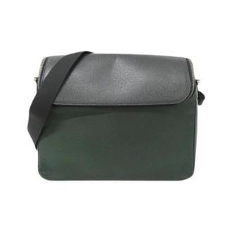 Louis Vuitton Pre-owned Cross Body Bags, male, Black, Size: ONE SIZE Pre-owned Taiga Taimyr Shoulder Bag