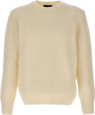 Gran Sasso Truien WIT - Heren - Ronde hals truien - Wit - 2XL - Wol - Truien & Vesten
