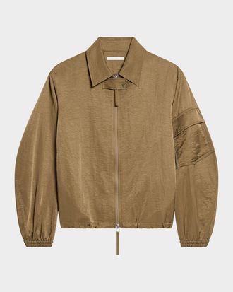 Helmut Lang Creased Ma1 Bomber Jacket