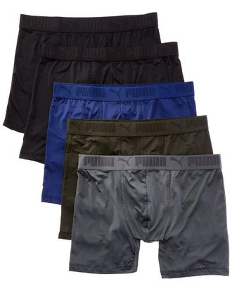 Puma Puma Set Of 5 Mesh Boxer Brief