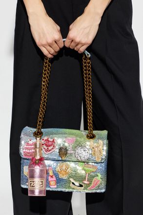 Kurt Geiger Sequin Kensington Shoulder Bag, Womens, Multicolour