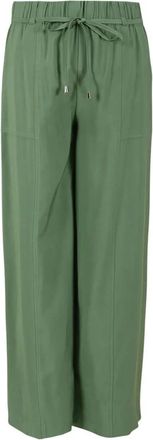 ZiZo Aquatic Wijde Pijp Broek - Dames - Wijde Broeken - Groen - S - Polyester - Broeken