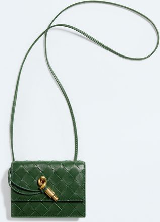 Bottega Veneta Andiamo Badge Holder - Green - Woman - U