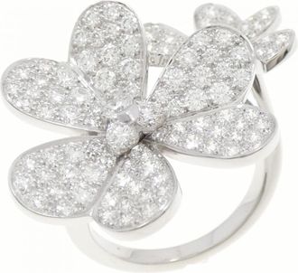 Van Cleef & Arpels White Gold White Gold (18K) Band Ring (Pre-Owned)