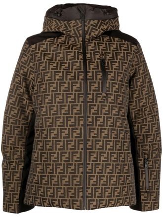 Fendi Canvas ski-jack - Bruin