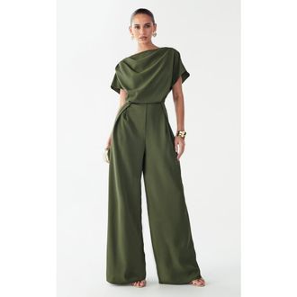 BWLDR Tina Jumpsuit in Khaki at Nordstrom, Size 8