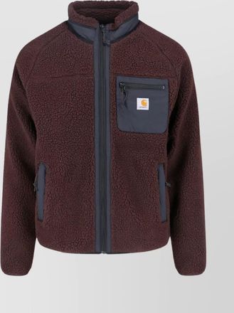 Carhartt Work in Progress fleece jacket with high collar and pockets