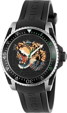 Gucci Accessoires, Heren, Zwart, ONE Size, Duikhorloge
