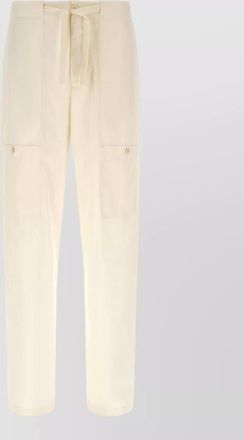 Jil Sander cotton straight-leg cargo trousers