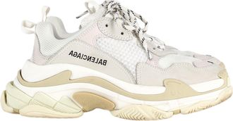 Balenciaga Pre-owned Womens Triple S Sneakers in White - Size EU 38