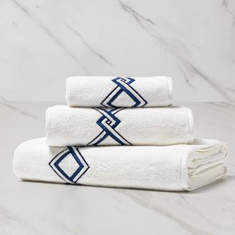 Frette Twist Embroidery Bath Sheet