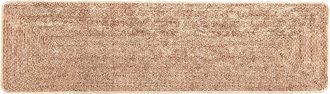 vidaXL Pasillo De Alfombra Marsa Marr&oacute;n 100 X 400 Cm Poli&eacute;ster Y Pvc Vidaxl