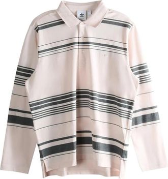 adidas WB Long-Sleeve Polo - Heren - Fitness - Veelkleurig - L - Katoen - Fitness