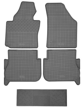 OEM Alfombrillas Rigum 902648 + Funda 900101 - Volkswagen Touran I Monovolumen De 5 Plazas (2003-2010), Reposapi&eacute;s Av2 Delantero - Instalables
