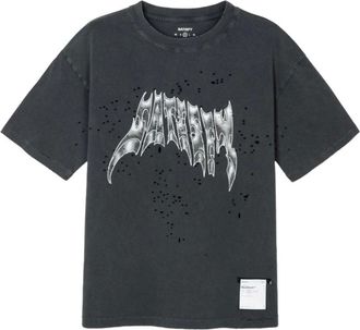 SATISFY Satisfy - MothTech T-shirt - Heren - Tops - Zwart - Maat: S Katoen