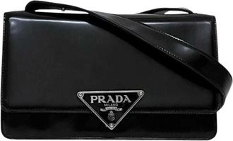 Prada Pre-owned Shoulder Bags, female, Black, Size: ONE SIZE Pre-owned Vintage Shoulder Bag