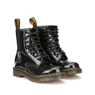 Dr. Martens Gelakte leren boots 1460 W Patent