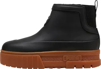 Puma (WMNS) PUMA Mayze Wellis Leather Mid Black 398535-01