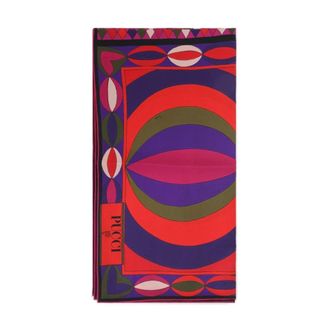 Pucci Silk Scarves, female, Multicolor, ONE SIZE, Printed Silk MultiColour Scarf