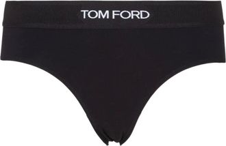 Tom Ford Slip con vita media - Nero
