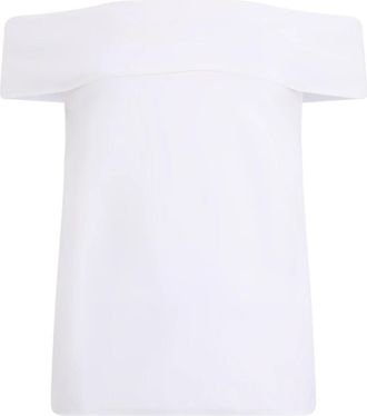 Philosophy di Lorenzo Serafini Off-the-Shoulder Top - Dames - T-shirts - Wit - L - Tops