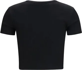 Fendi Womens Black Cotton T-Shirt