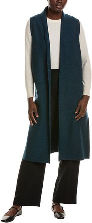 Eileen Fisher Shawl Wool Vest