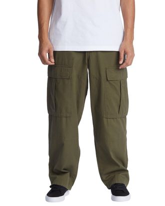 DC Cargohose DC SHOES The Tundra, Herren, Gr. XS, gr&uuml;n (ivy gr&uuml;n), Obermaterial: 100% Walkfrottier;, Hosen Cargohose