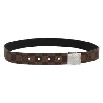 Louis Vuitton Pre-owned Belts, female, Brown, Size: ONE SIZE Pre-owned Vintage Canvas Belt