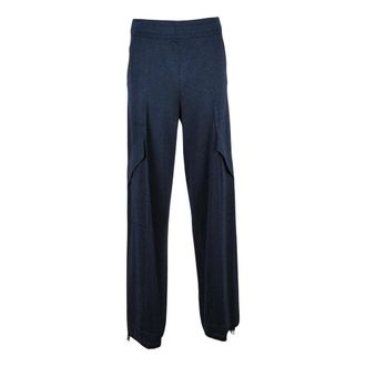 Circus Hotel Tuta in Maglina Lam&egrave; - - Trousers - Donna - Blu - XS