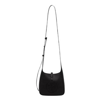 Tory Burch Tassen, Dames, Zwart, ONE Size, Leer, Miller Swing Crossbody Bag