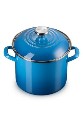 LE CREUSET 6-Quart Enameled Stainless Steel Stock Pot in Marseille at Nordstrom