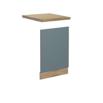 Vicco Panel Frontal R-line, Gris Azulado, 45 Cm, Et Roble