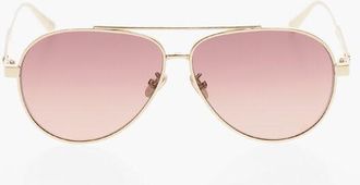Dior Aviator Sunglasses with Gold Finish Frame size Unica