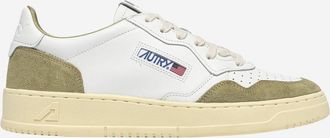 Autry White Green Logo Sneakers