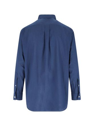 Kaptain Sunshine Mens Shirts Blue Cotton