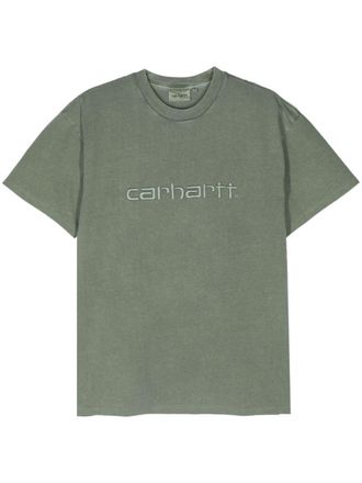Carhartt Work in Progress Duster logo-embroidered T-shirt - men - Cotton - S - Green