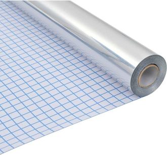 vidaXL Vidaxl - Pellicola Privacy Riflettente a Specchio Autoadesiva 0,9x5m