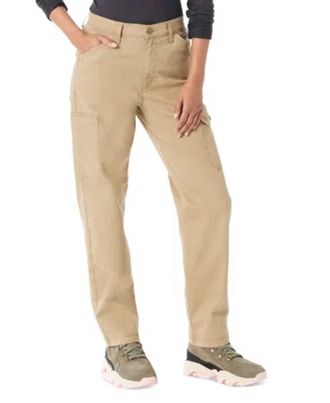 G.H. Bass & Co. WomenS Slim Fit Cargo Pants In Tan