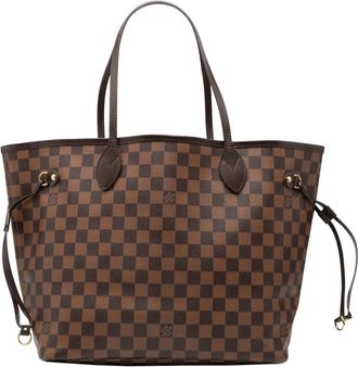 Louis Vuitton 2015 Damier Ebene Neverfull MM tote bag - Marrone