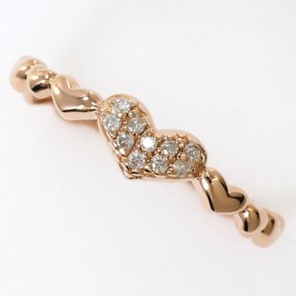 C&A Pink Gold Pink Gold (10K) Band Ring (Pre-Owned)