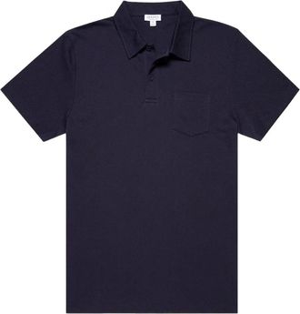 Sunspel Polo Riviera - Blu