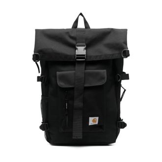 Carhartt Work in Progress Carhartt Wip, Backpacks, male, Black, Size: ONE SIZE Philis Backpack