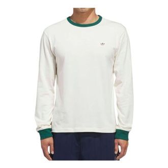 adidas x CLOT Rib Logo Long-Sleeved T-Shirt Asia Sizing White JM7456