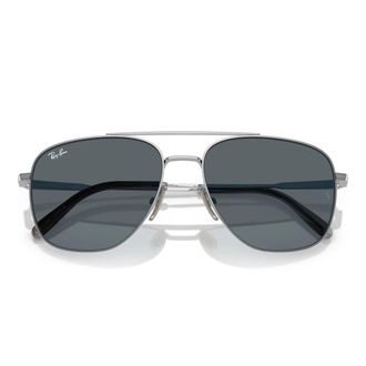 Ray-Ban Titanium Aviator Zonnebril - unisex - Zonnebrillen - Grijs - 59 MM - Accessoires