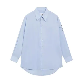 Maison Margiela Mujer, Blusas y Camisas, Azul, Talla: 2XS