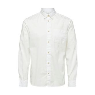 Selected Heren, Overhemden, Wit, Maat: XL Katoen