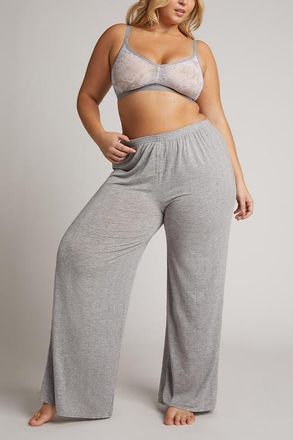 Negative Underwear Whipped Track Pant in Heather Grey at Nordstrom, Size Xx-Large
