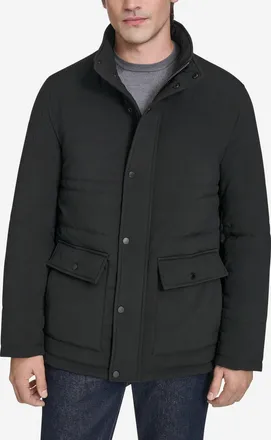 Cole Haan Mens Stretch Quilted Jacket - Black Size Medium